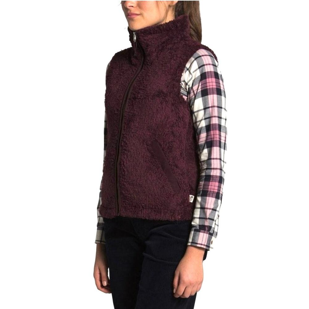 THE NORTHFACE Women’s Plum Furry Fleece Zip Front Vest Medium